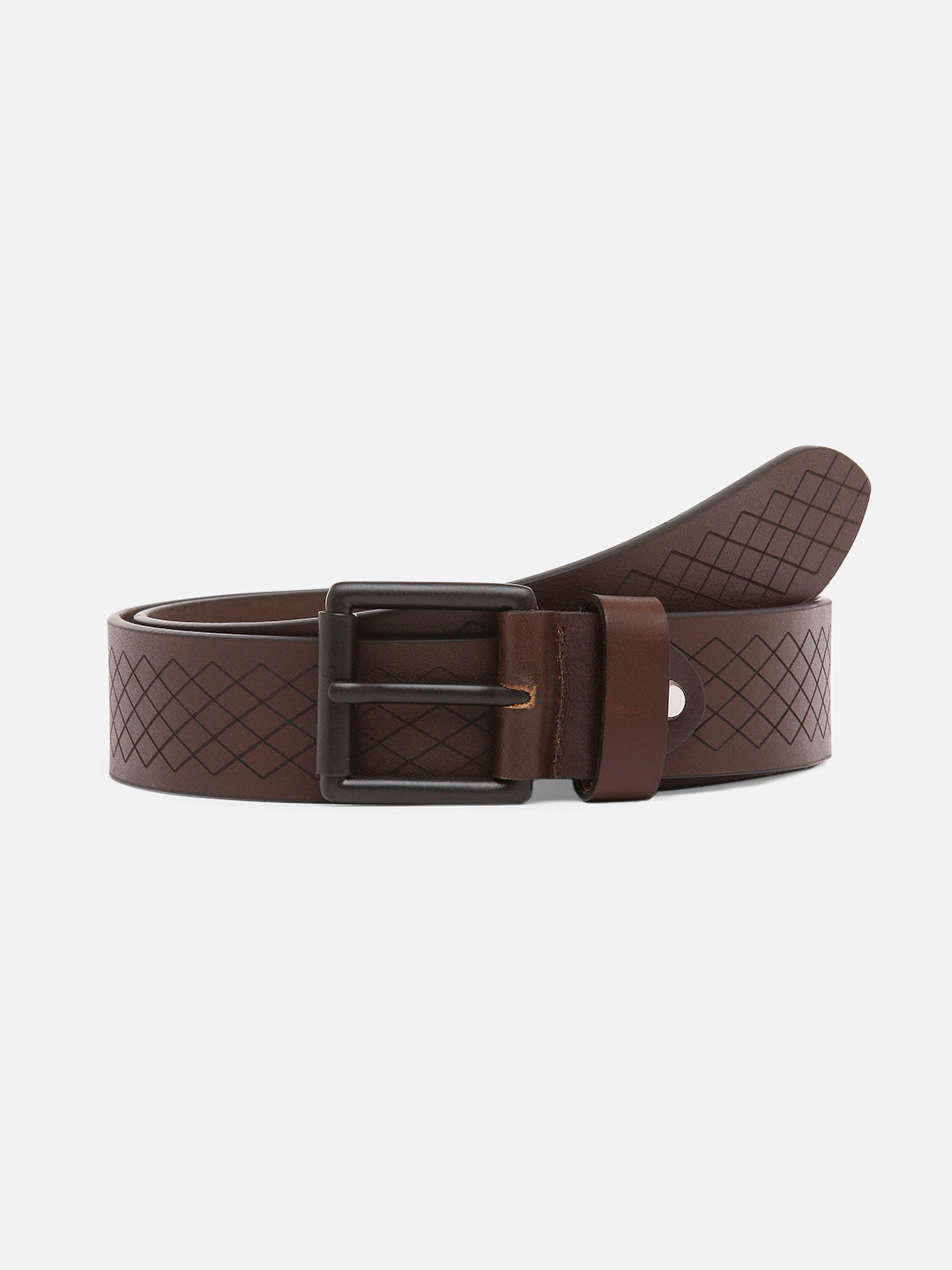 Spykar Men Brown Leather Belt