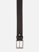 Spykar Men Black Leather Belt