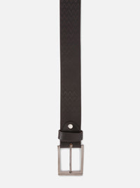 Spykar Men Black Leather Belt