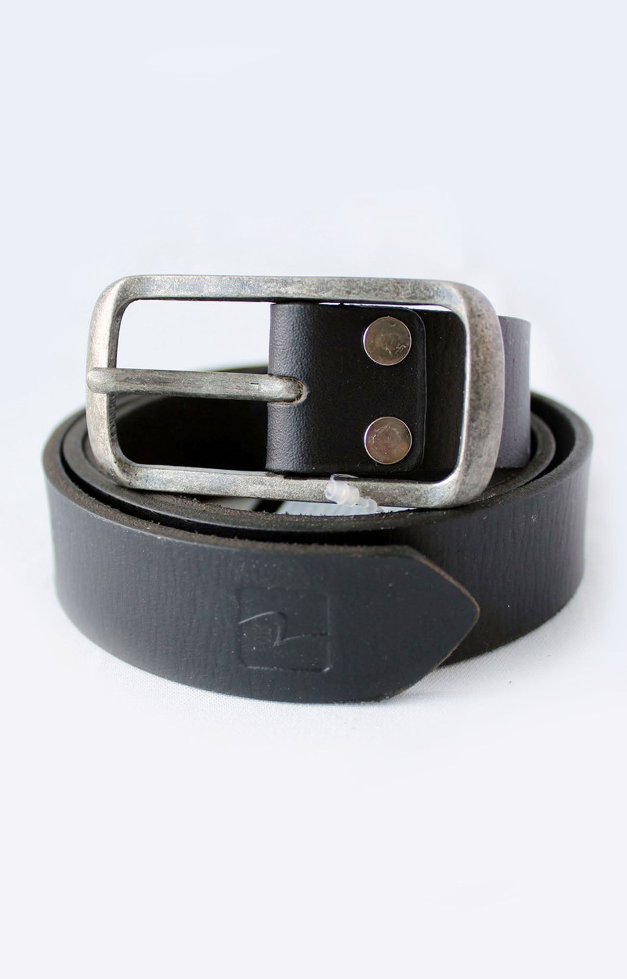 Spykar Black Leather Belt