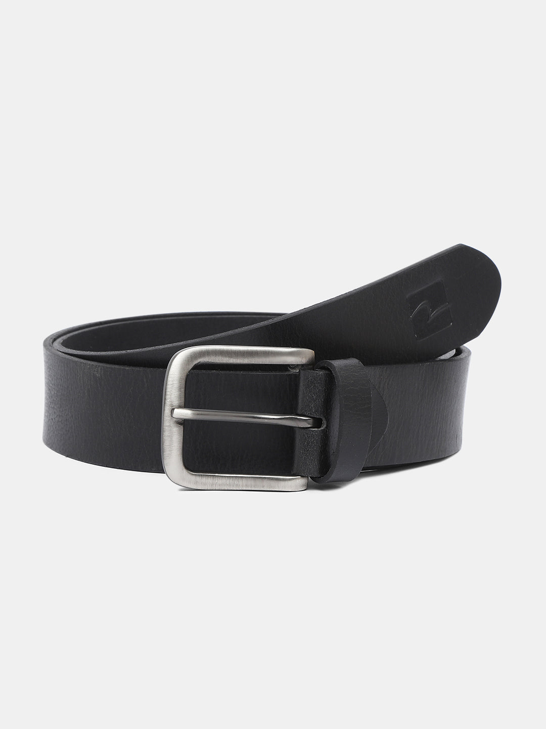 Spykar Men Black Leather Belt