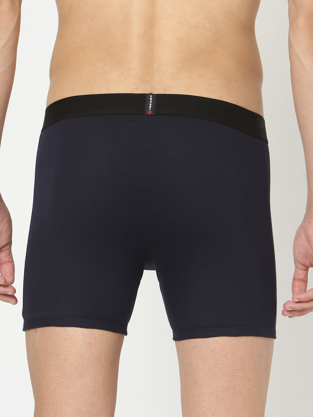 Navy Cotton Trunk For Men Premium (Pack Of 2)- Underjeans By Spykar