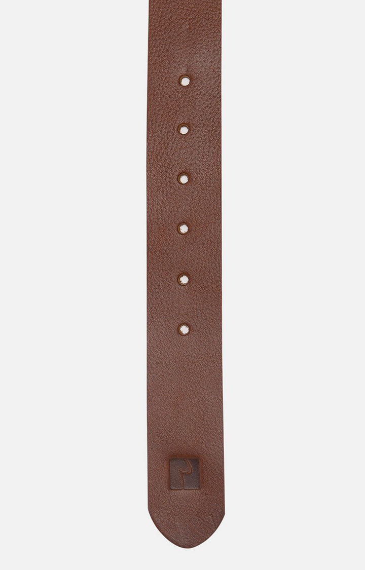 Spykar Men Brown Genuine Leather Belt