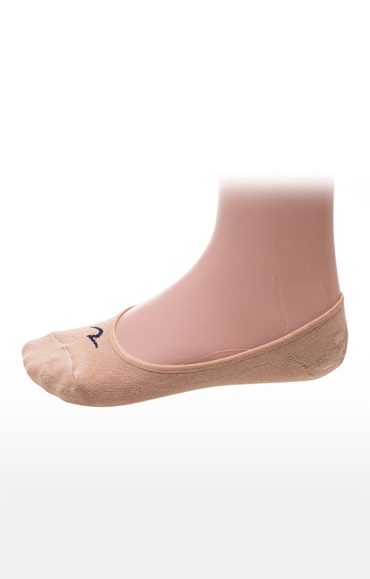 Spykar Orange and Beige Solid Socks - Pair Of 2