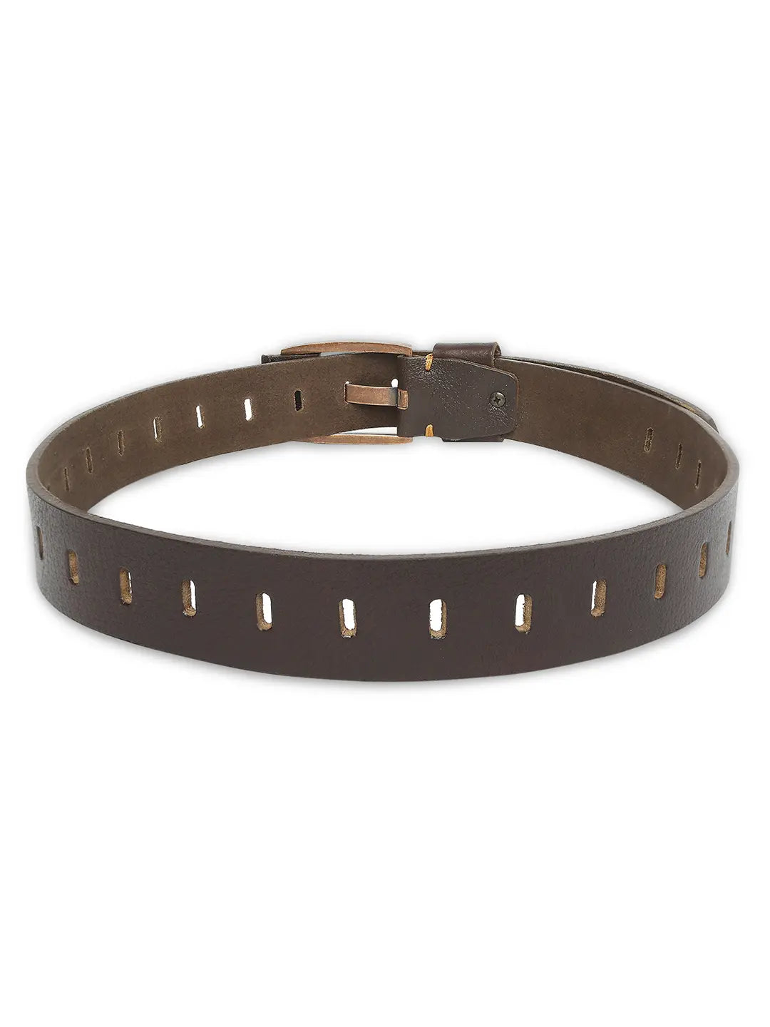 Spykar Men Brown Leather Belt