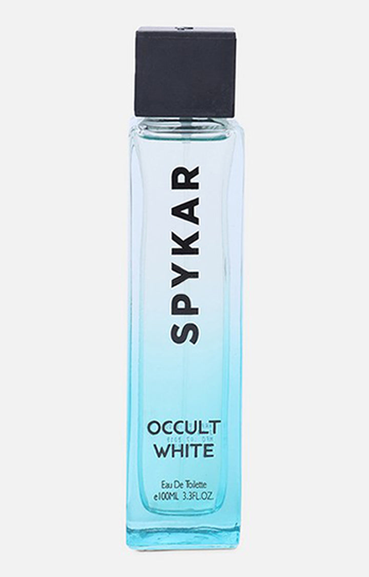Spykar Black Belt (L) & Occult White Perfume Combo