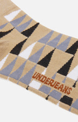 Men Premium Beige Ankle Length (Non Terry) Single Pair Of Socks - Underjeans By Spykar