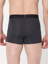Underjeans By Spykar Men Premium Grey Cotton Blend Trunk