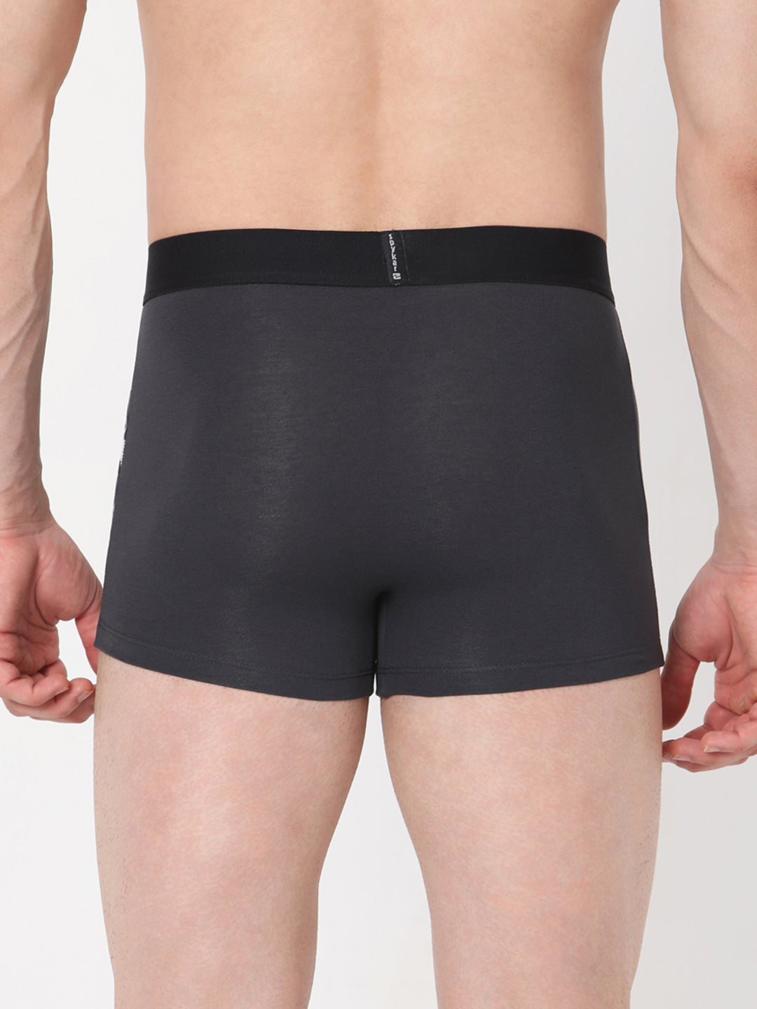 Underjeans By Spykar Men Premium Grey Cotton Blend Trunk