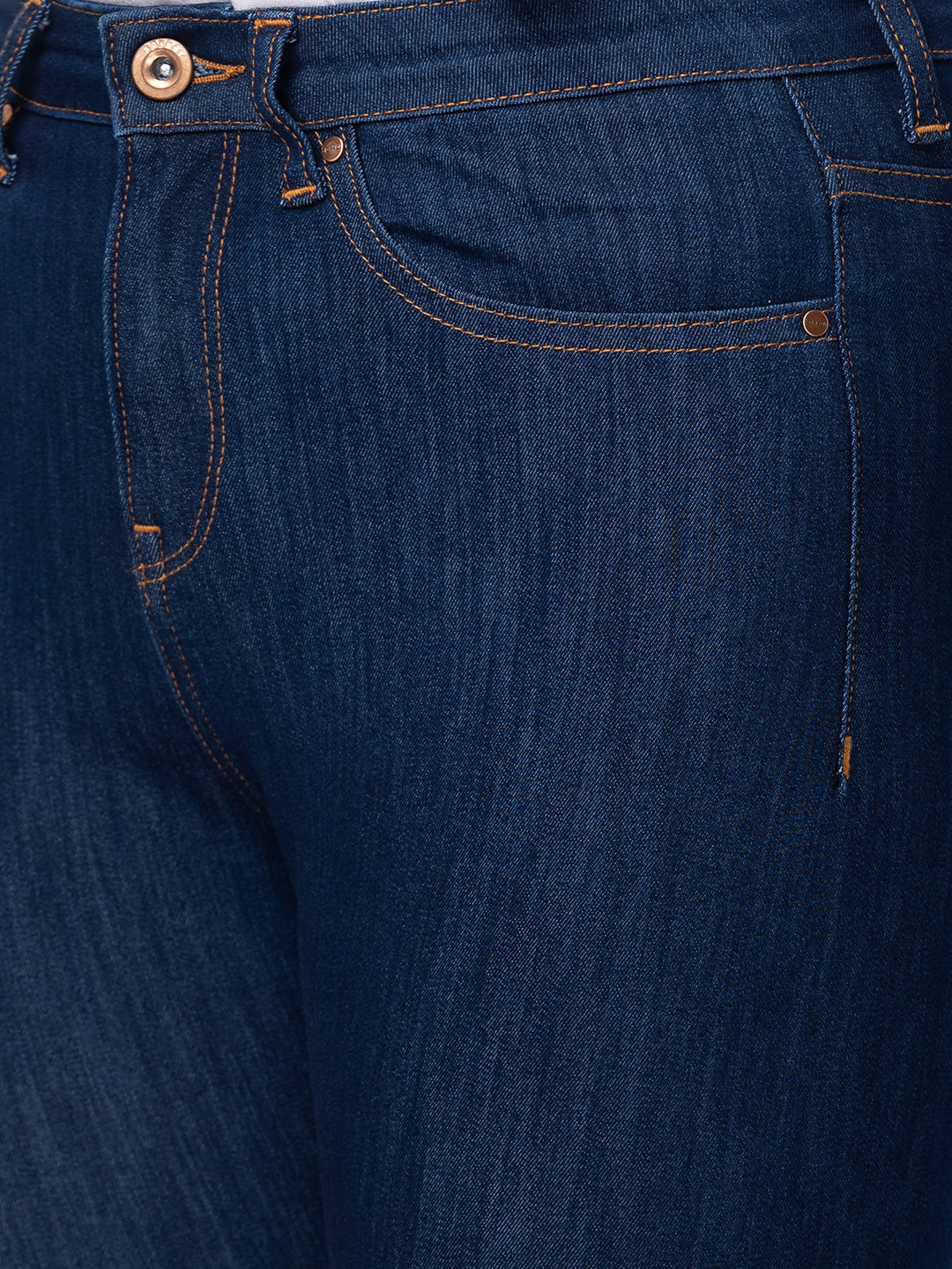Spykar Women Dark Blue Cotton Super Skinny Ankle Length Jeans (Alexa)