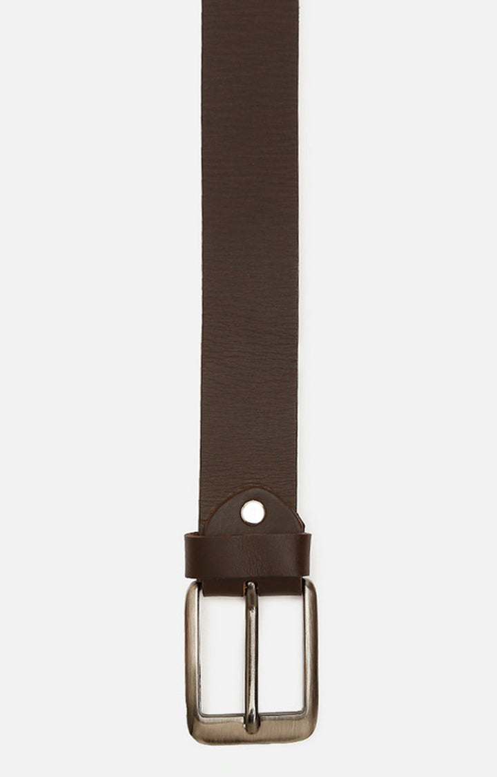 Spykar Men Leather Brown Belt