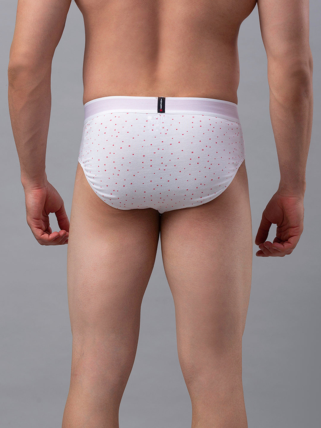 Underjeans By Spykar Men Cotton Blend White Brief