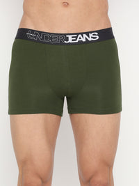 Men Premium Cotton Blend Assorted Trunk Pack Of 2 - Underjeans By Spykar
