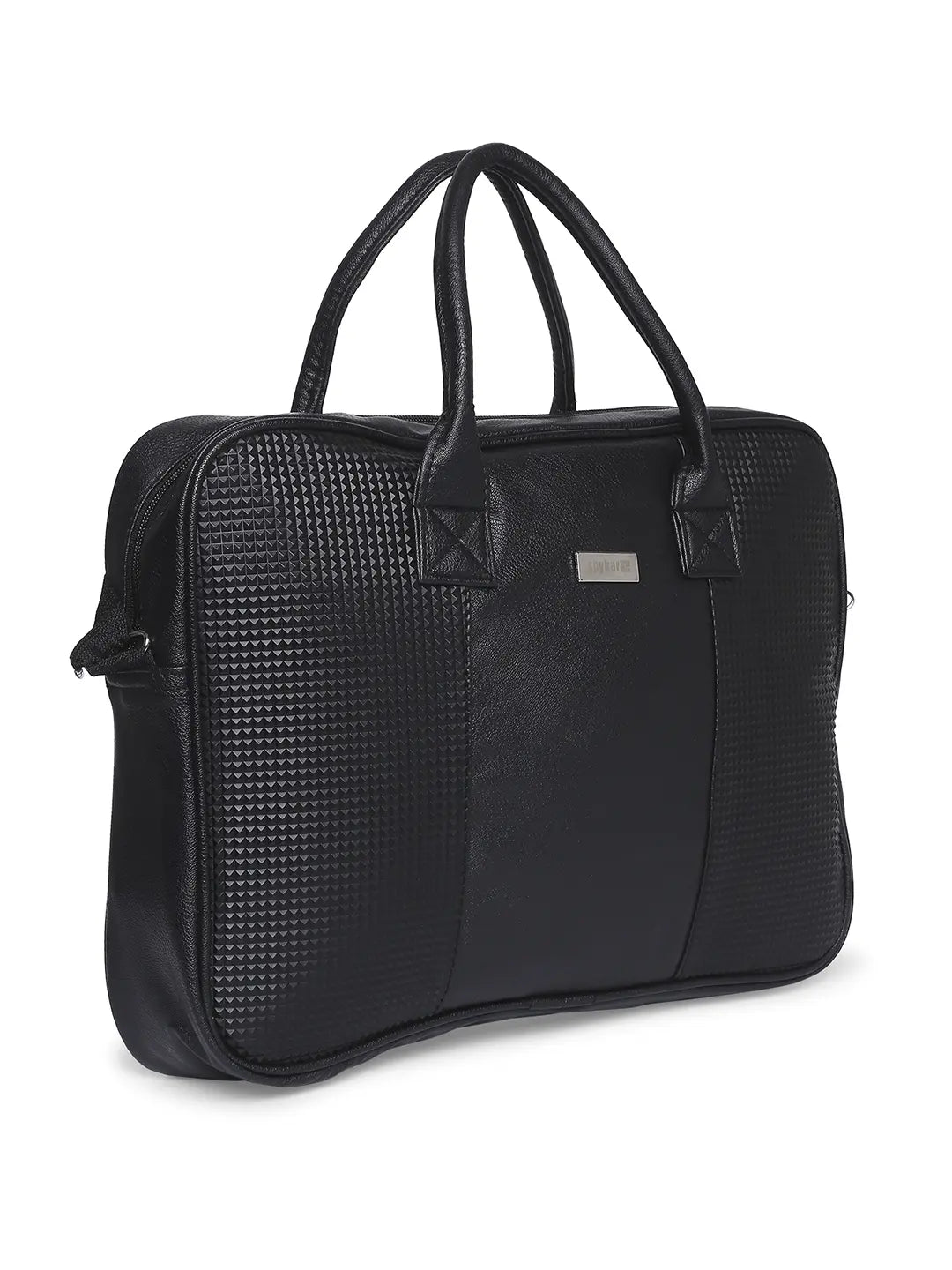 Spykar Men Dark Grey Laptop Bag