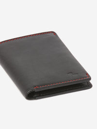 Spykar Men Black Leather Money Clip