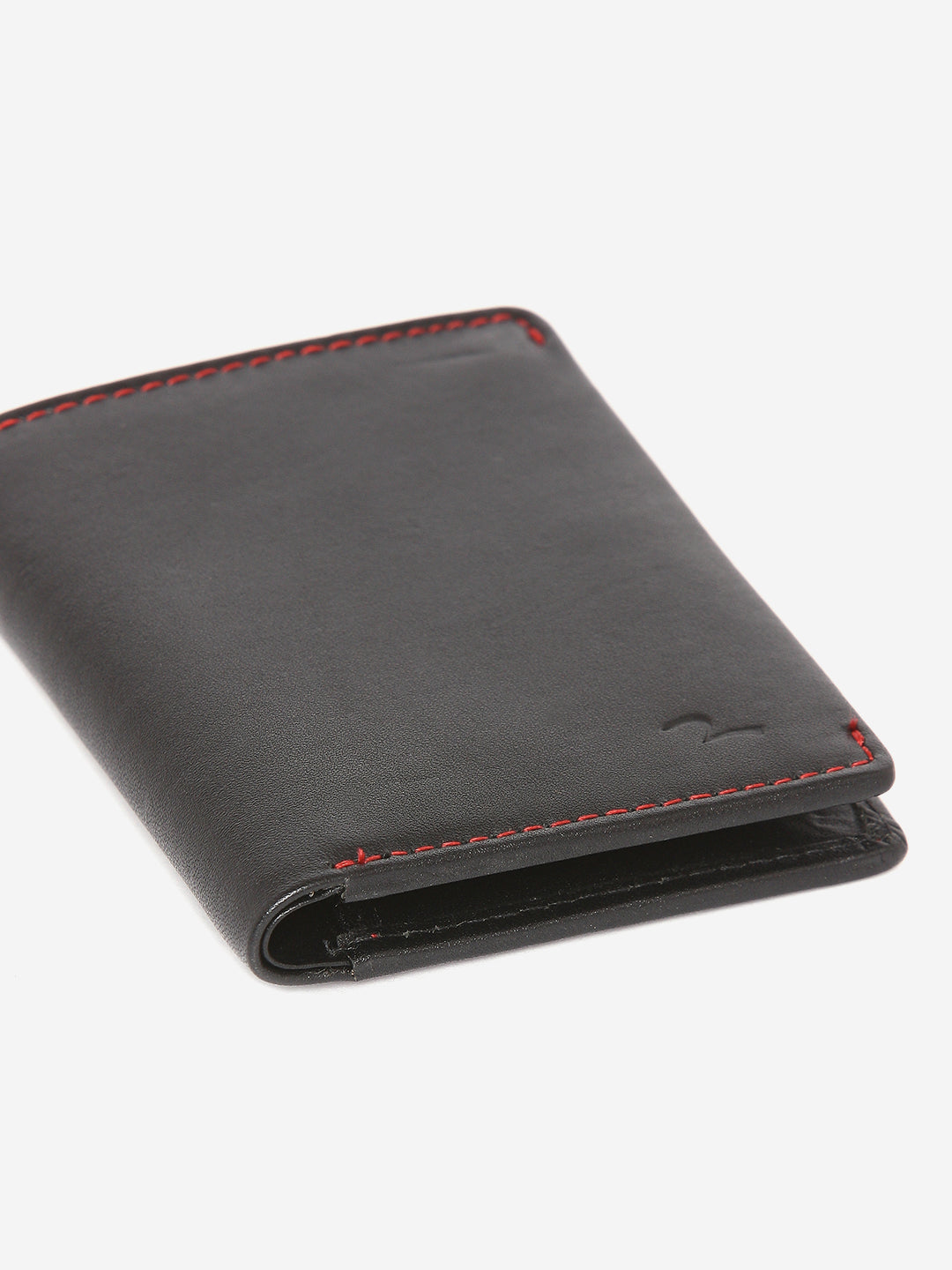 Spykar Men Black Leather Money Clip