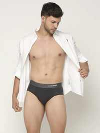 Men Premium Assorted Cotton Blend Printed Brief - Pack Of 3- Underjeans By Spykar