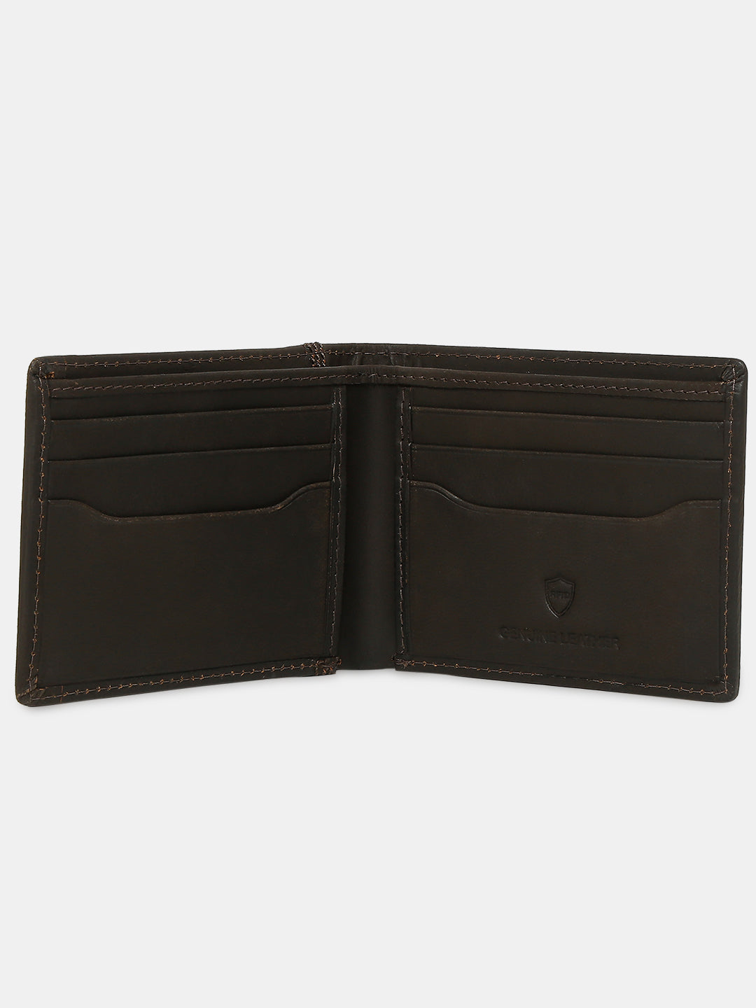 Spykar Men Brown Leather Wallet