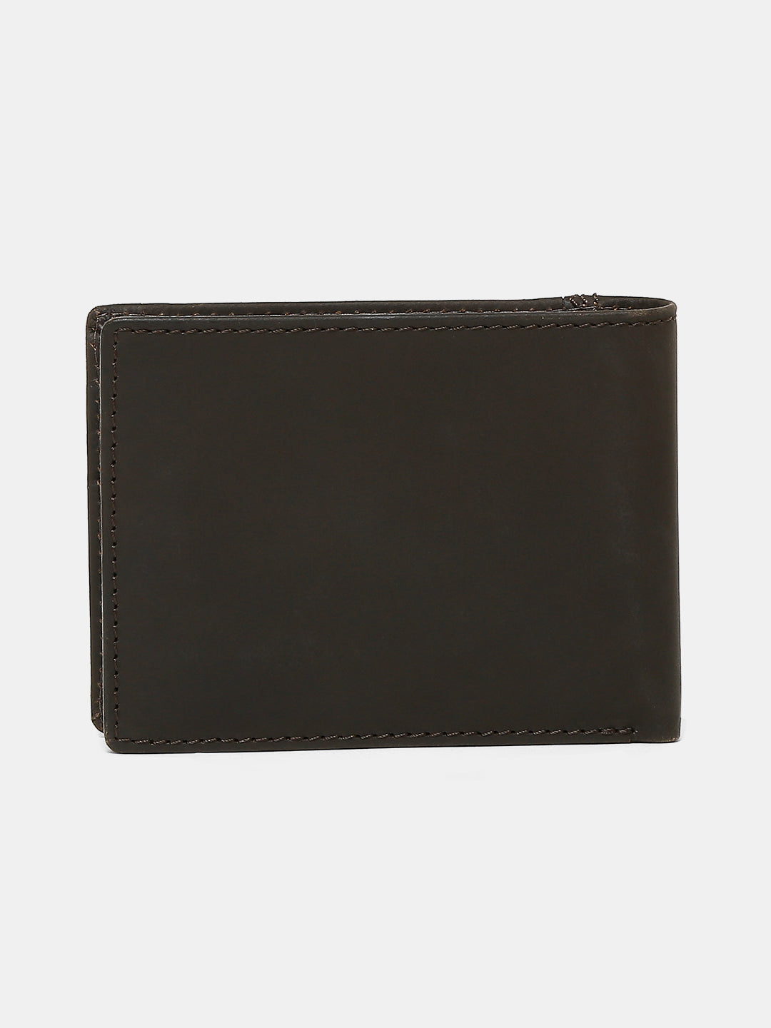 Spykar Men Brown Leather Wallet