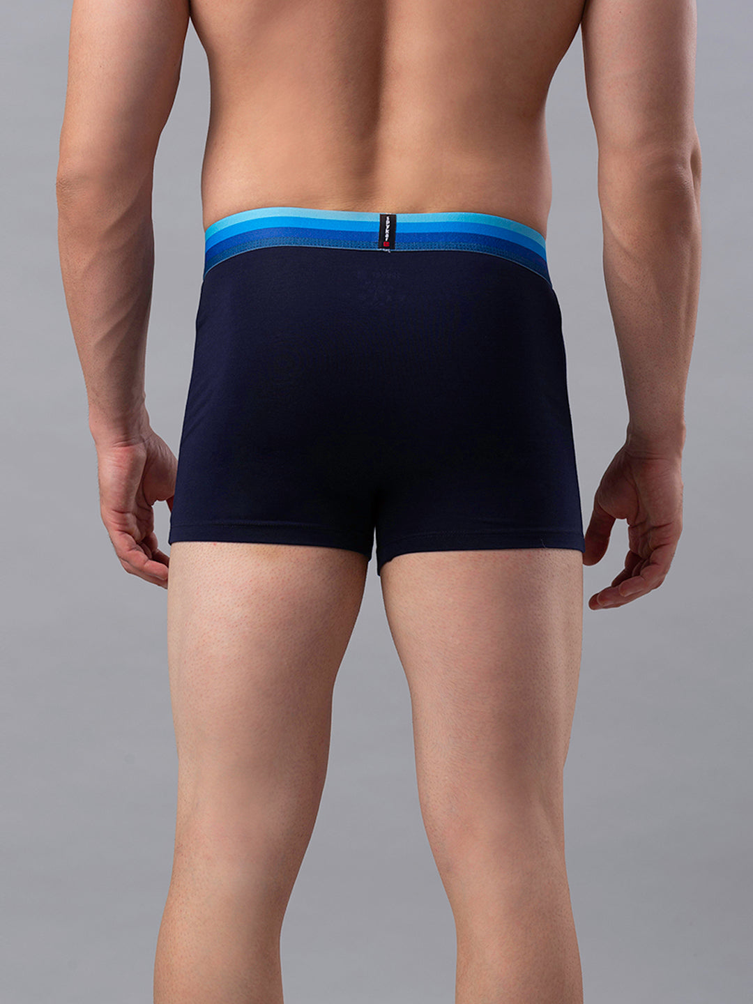 Men Premium Cotton Blend Navy-Blue Trunk - (Pack of 2)- UnderJeans by Spykar