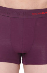 Purple Cotton Trunk For Men Premium- Underjeans By Spykar