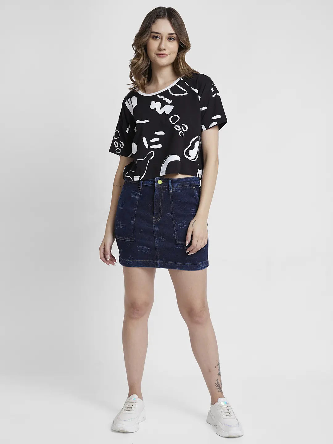 Buy Black Skirts for Girls by LEE COOPER Online | Ajio.com