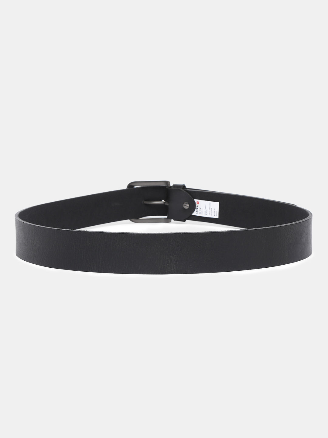 Spykar Men Black Leather Belt