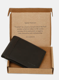 Spykar Men Brown Leather Wallet