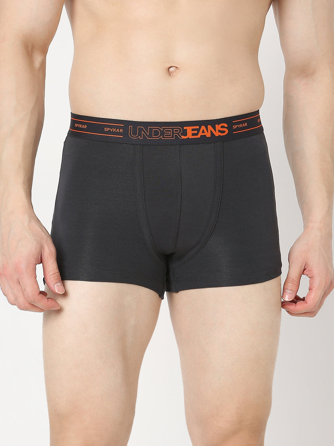 Underjeans by Spykar Men Premium Dark Grey Trunk