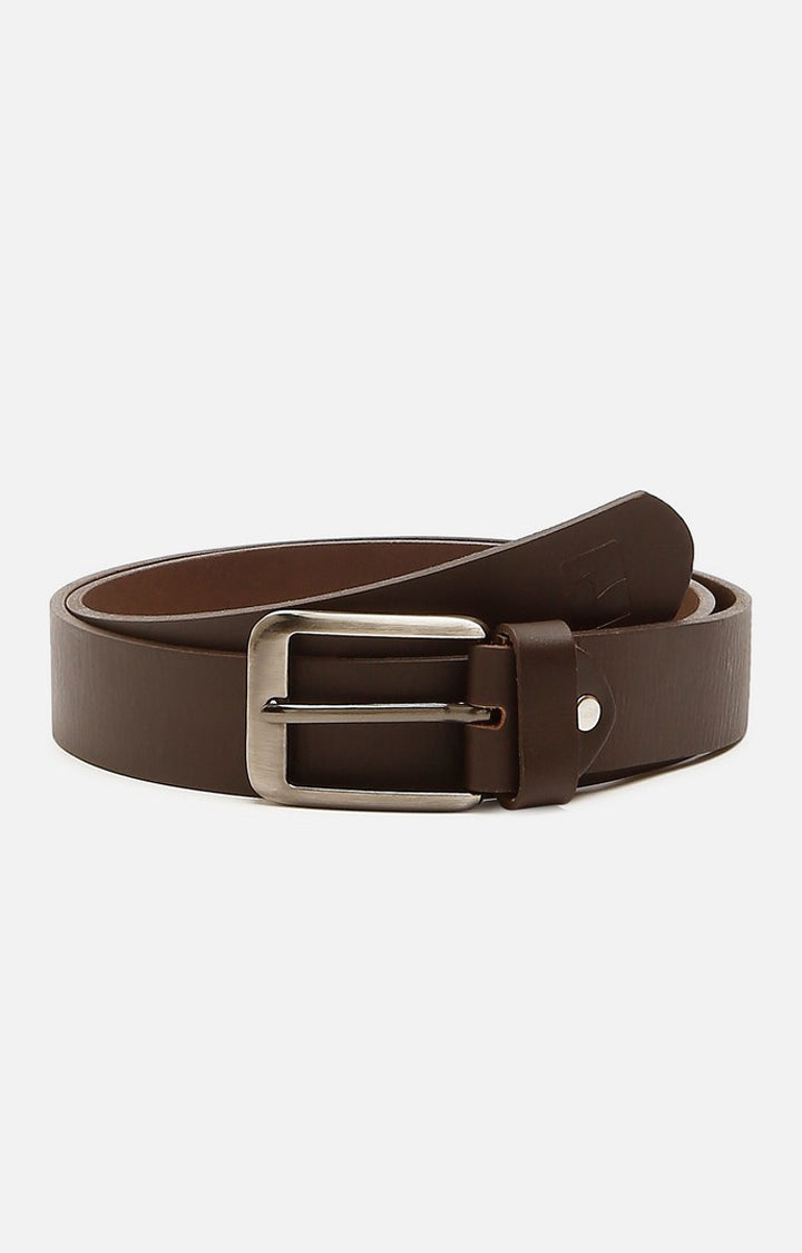 Spykar Men Leather Brown Belt