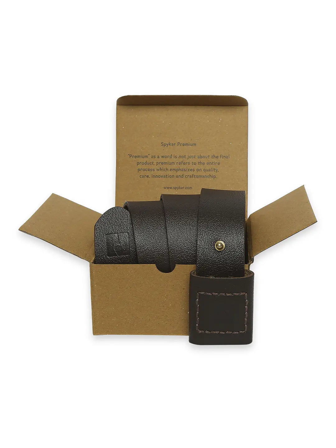 Spykar Men Brown Leather Belt