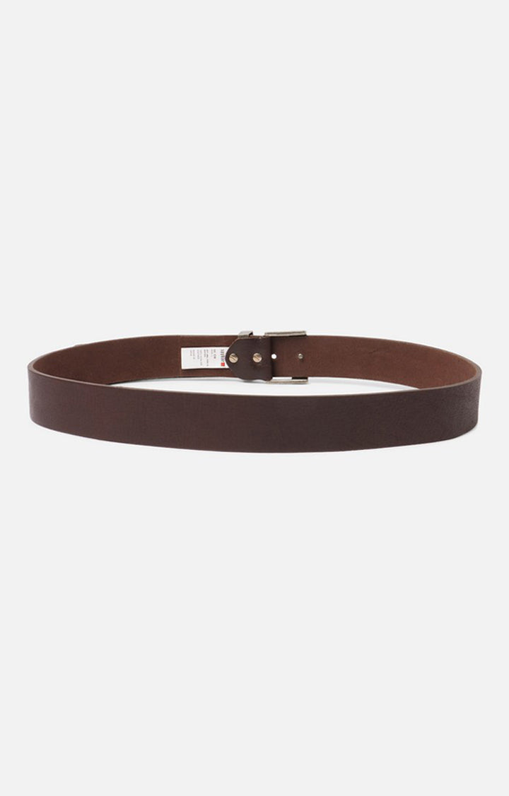 Spykar Men Brown Genuine Leather Belt