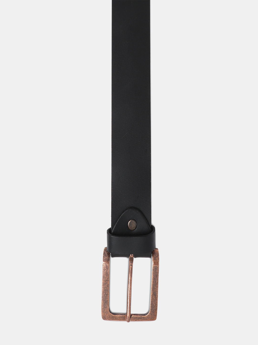 Spykar Men Black Leather Belt
