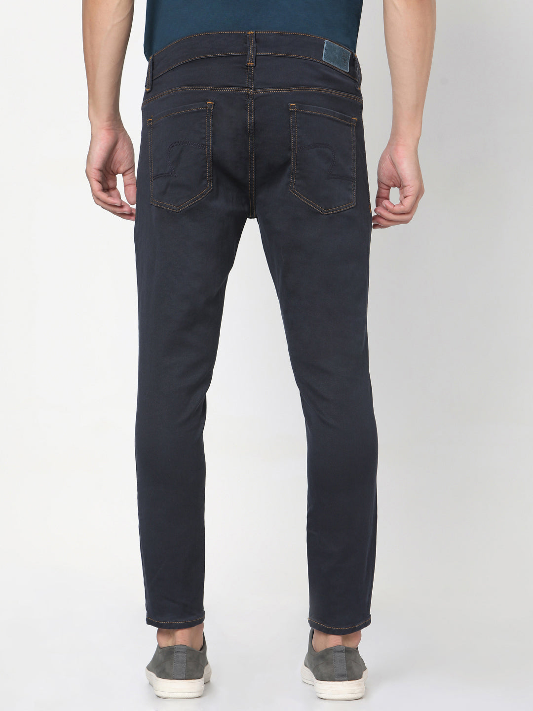 Spykar Men Blue Cotton Slim Fit Tapered Length Jeans (Kano)