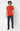 Men Premium Orange Cotton Regular Fit Polo T-Shirt - Underjeans By Spykar