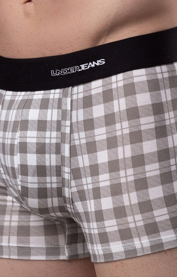 Underjeans By Spykar Men Premium White Cotton Trunk