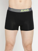 Men Premium Black & Maroon Cotton Blend Trunk - Pack Of 2- Underjeans By Spykar