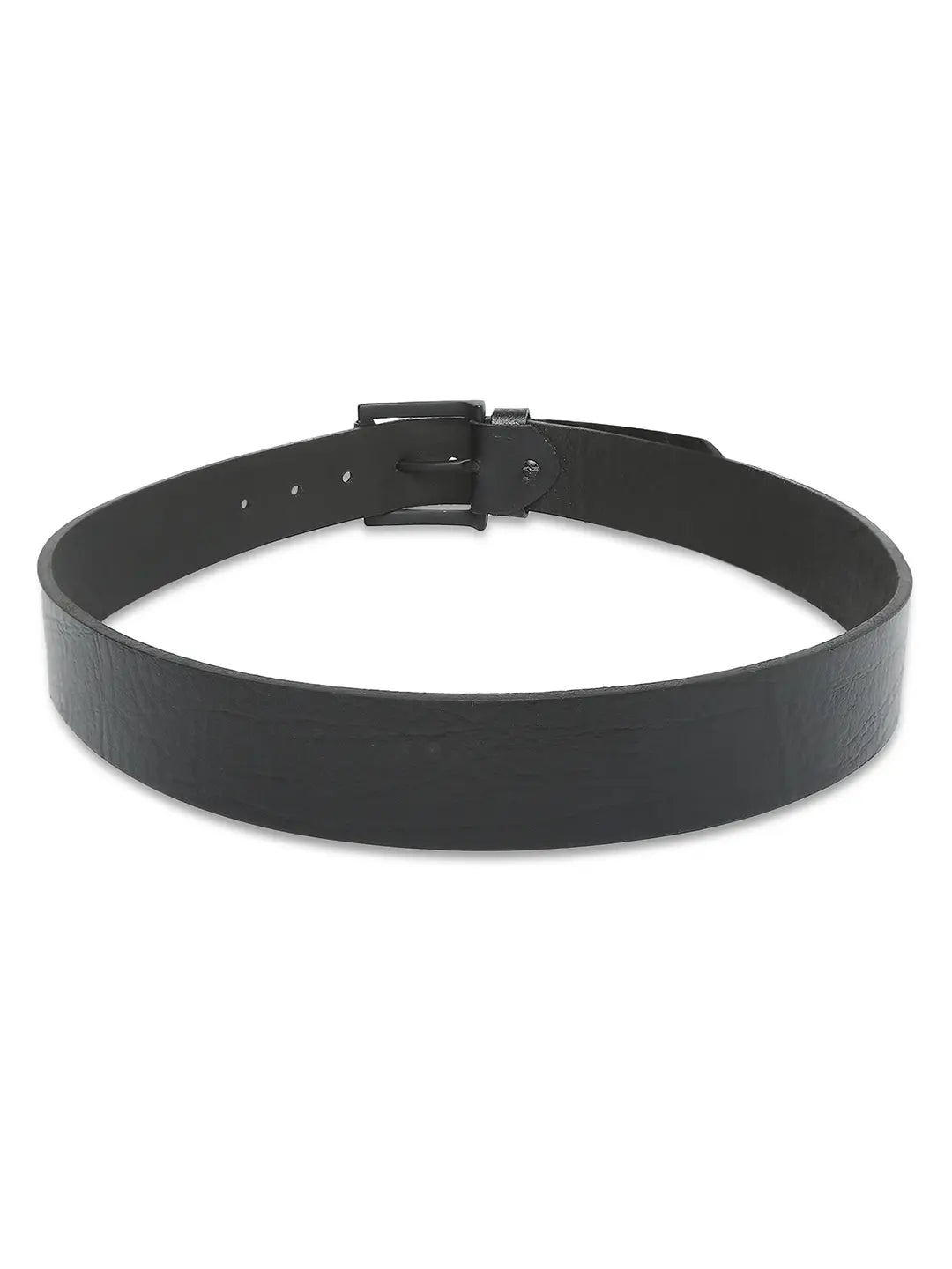 Spykar Men Black Leather Belt