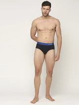 Men Premium Assorted Cotton Blend Printed Brief - Pack Of 3- Underjeans By Spykar