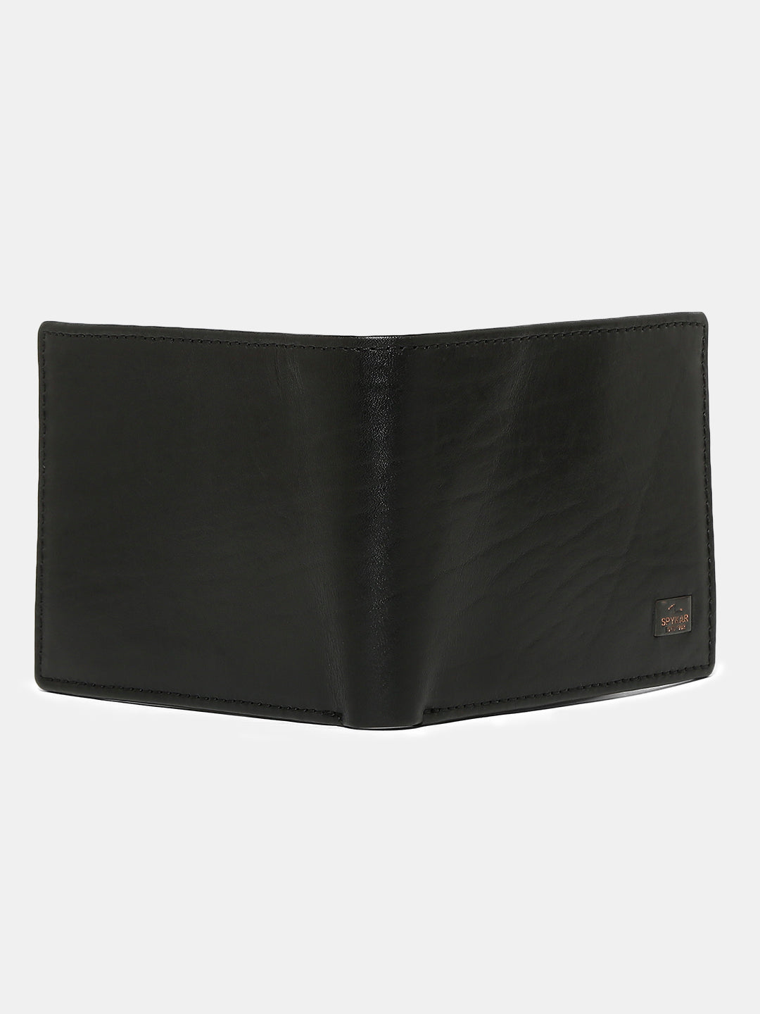 Spykar Men Black Leather Wallet