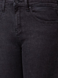 Spykar Women Black Lycra Skinny Fit Regular Length Jeans (Adora)