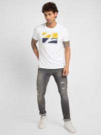 Spykar Men Carbon Black Cotton Slim Fit Narrow Length Jeans (Skinny)