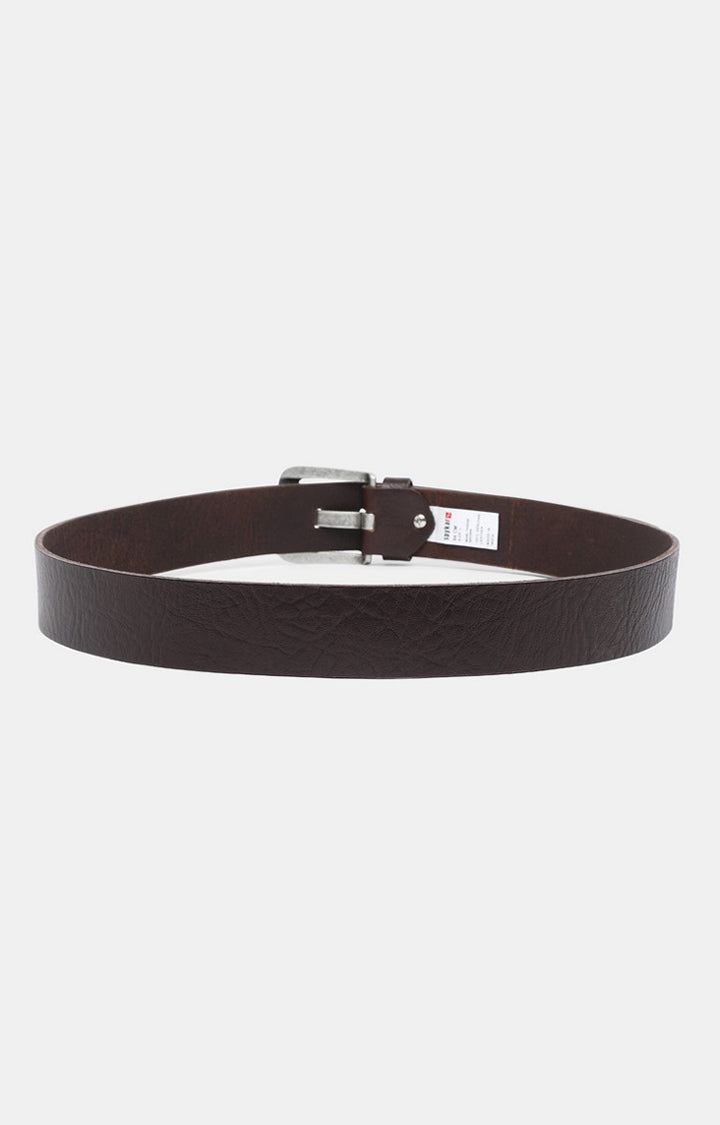 Spykar Men Leather Brown Belt