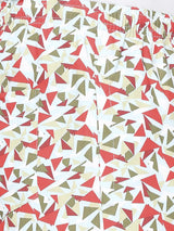 Men Premium Red & Sky Blue Cotton Regular Fit Pyjama - Underjeans By Spykar