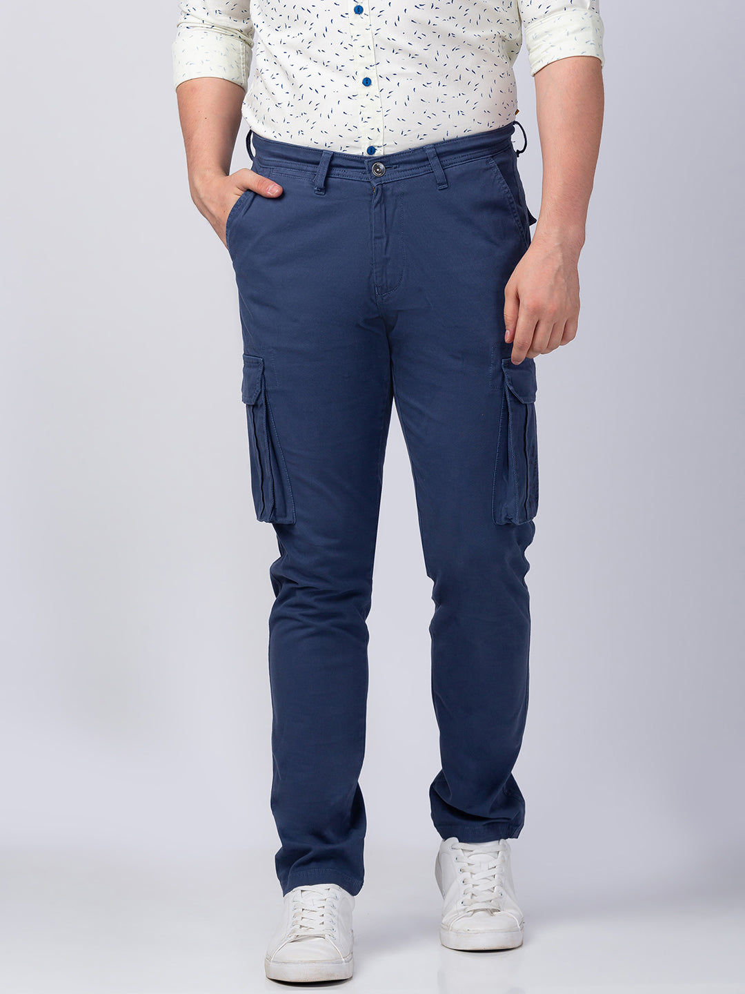 Slim-fit cotton cargo pants - Men | Mango Man USA