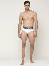 Men Premium Assorted Cotton Blend Printed Brief - Pack Of 3- Underjeans By Spykar