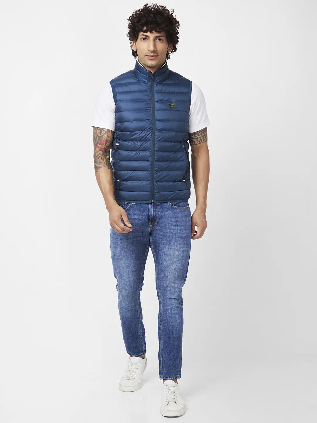 Spykar 2025 sleeveless jacket