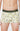 Men Premium Olive Cotton Blend Printed Trunk- Underjeans By Spykar