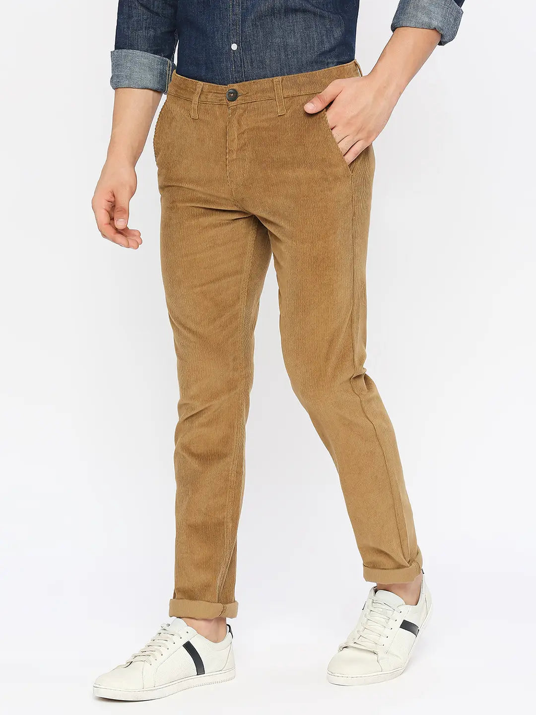 Shopper Tree Cotton & Linen Khaki Colour Full Length Trouser for Boys :  Amazon.in: Fashion
