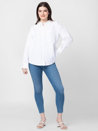 Spykar Women Light Blue Cotton Super Skinny Ankle Length Jeans (Alexa)